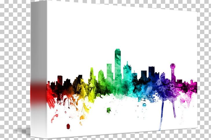 Dallas Skyline Canvas Print Graphic Design Art PNG, Clipart, Art, Artist, Art Museum, Canvas, Canvas Print Free PNG Download