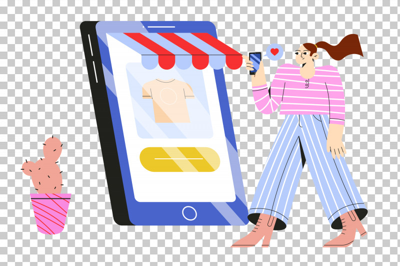 Shopping Mobile Business PNG, Clipart, Behavior, Biology, Business, Cartoon, Human Free PNG Download