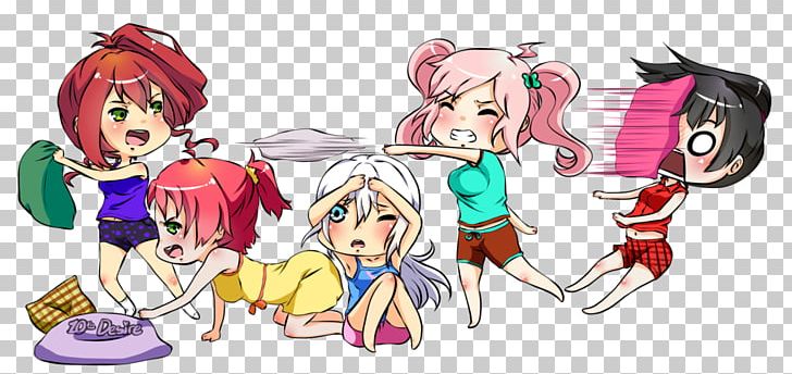 Anime Pillow Fight Chibi Drawing Png Clipart Anime Art Artwork