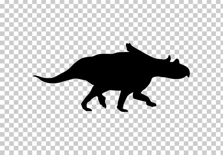 Chasmosaurus Dinosaur Computer Icons Silhouette PNG, Clipart, Animal, Animal Figure, Black And White, Carnivoran, Chasmosaurus Free PNG Download
