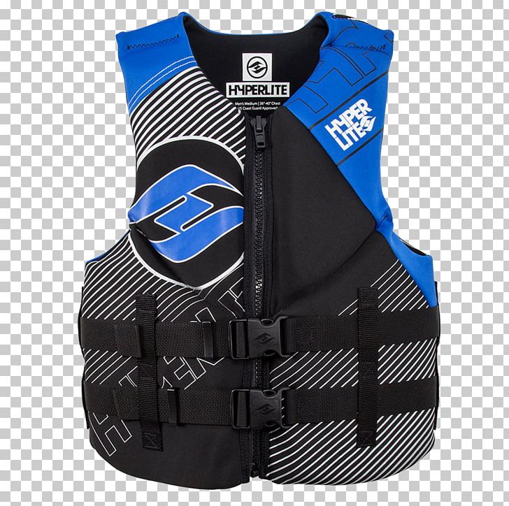 Life Jackets Wakeboarding Hyperlite Wake Mfg. Gilets Blue PNG, Clipart, Blue, Cga, Clothing, Electric Blue, Gilet Free PNG Download