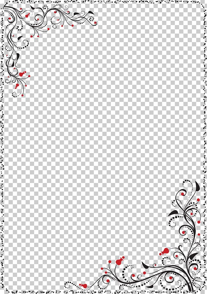 Borders And Frames Floral Design PNG, Clipart, Area, Art, Black And White, Border, Borders And Frames Free PNG Download