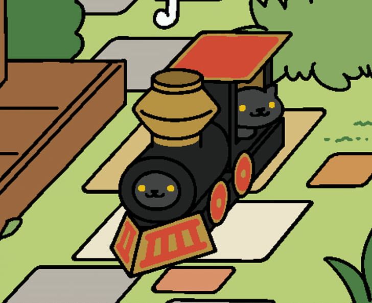 Neko Atsume Cat Odyssey Kitten Train PNG, Clipart, Android, Area, Art, Cartoon, Cat Free PNG Download