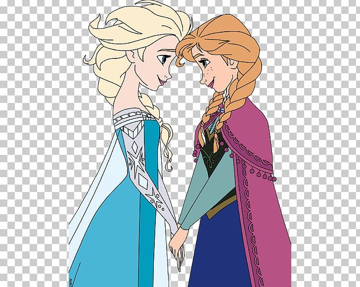 Elsa and Anna Elsa and Anna Olaf Coloring book, Princess Line, child, face,  hand png | PNGWing