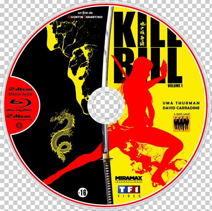 Kill Bill Blu-ray Disc Film Poster Compact Disc PNG, Clipart, Area, Bluray Disc, Brand, Circle, Compact Disc Free PNG Download