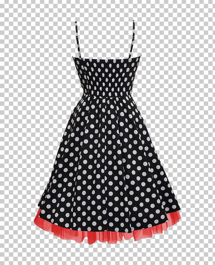 1950s Dress Fashion Vintage Clothing Polka Dot PNG, Clipart, 1950s, Belt, Black, Clothing, Clothing Sizes Free PNG Download