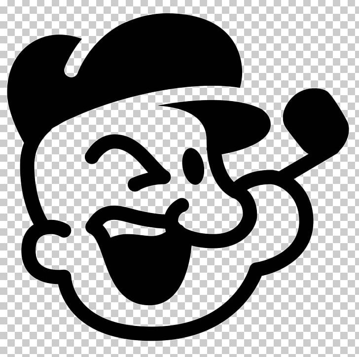 Popeye Computer Icons Font PNG, Clipart, Black And White, Computer Font, Computer Icons, Download, Encapsulated Postscript Free PNG Download