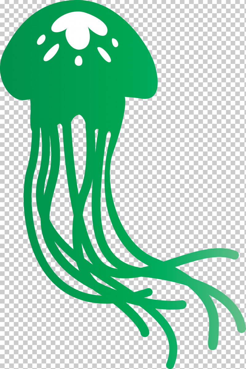 Jellyfish PNG, Clipart, Biology, Green, Jellyfish, Leaf, Line Art Free PNG Download