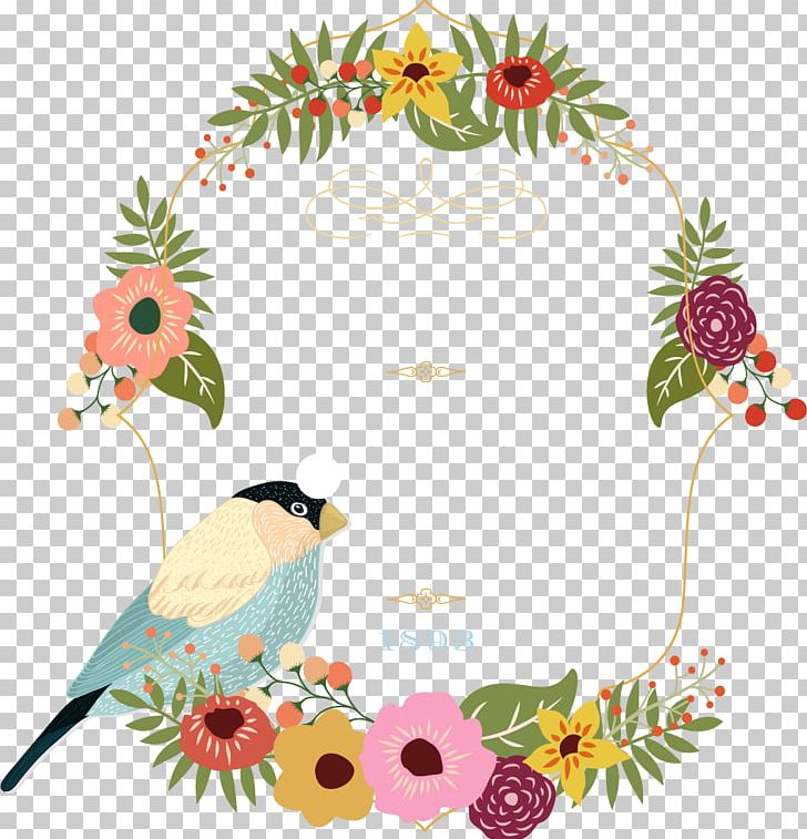 Bird Illustration PNG, Clipart, Branch, Christmas Decoration, Creative Wedding, Decorative Vector, Encapsulated Postscript Free PNG Download