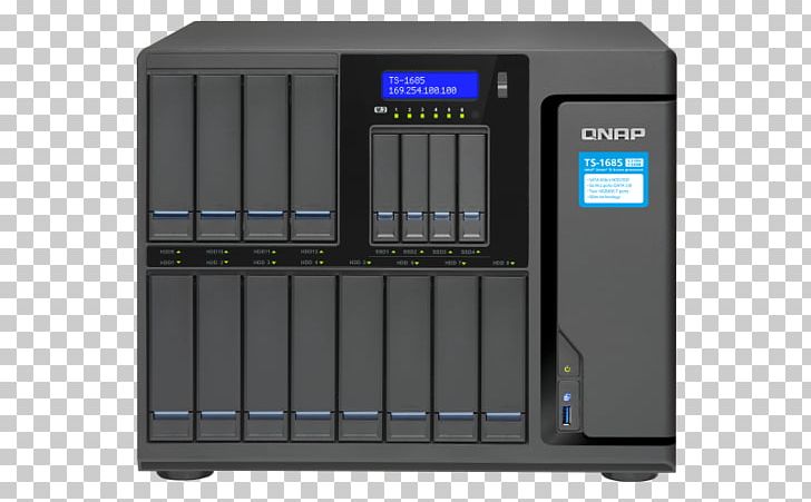 High-capacity 16-Bay Xeon D Super NAS QNAP TS-1685-D Network Storage Systems TVS-682T-I3-8G/ QNAP 6 Bay NAS QNAP Systems PNG, Clipart, 19inch Rack, Central Processing Unit, Data Storage, Electronic Device, Miscellaneous Free PNG Download