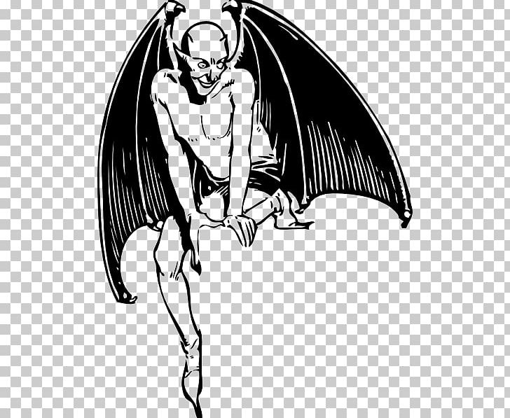 Lucifer Devil Satan Demon PNG, Clipart, Angel, Art, Bat, Black, Black And White Free PNG Download
