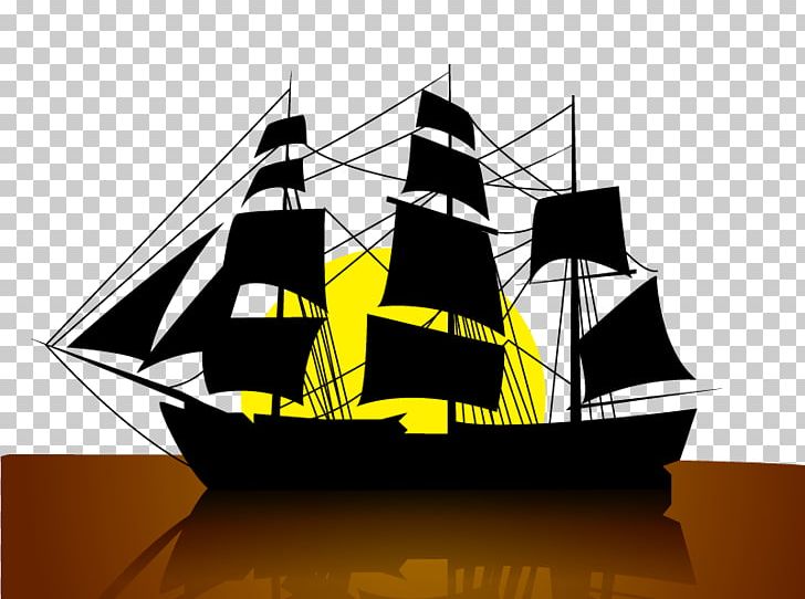 Sailboat Sailing Ship Silhouette PNG, Clipart, Boat, Brigantine, Caravel, Carrack, Encapsulated Postscript Free PNG Download