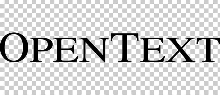 OpenText Enterprise Information Management Enterprise Content Management Logo Computer Software PNG, Clipart, Accounting, Area, Background, Black, Black And White Free PNG Download