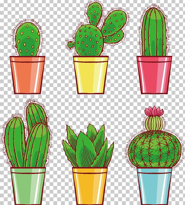 Cactaceae Drawing Euclidean Illustration PNG, Clipart, Art, Cactus, Cartoon, Caryophyllales, Flowering Plant Free PNG Download