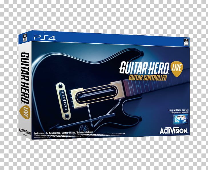 Guitar Hero Live Guitar Hero 5 Guitar Controller Power Gig: Rise Of The SixString Guitar Hero World Tour PNG, Clipart, Brand, Electric Blue, Freestyle Games, Guitar, Guitar Accessory Free PNG Download