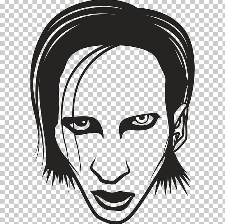 Marilyn Manson Musician Portrait PNG, Clipart, Black, Celebrities, Eye, Face, Fictional Character Free PNG Download