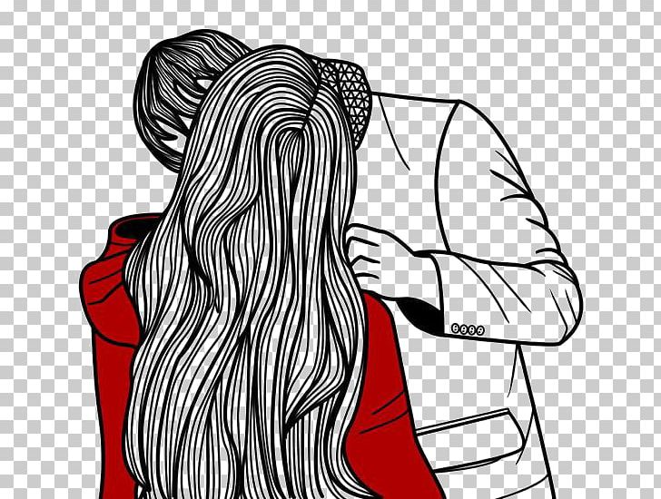 Drawing Illustrator Book Illustration Illustration PNG, Clipart, Arm, Black, Cartoon, Couple, Couples Free PNG Download
