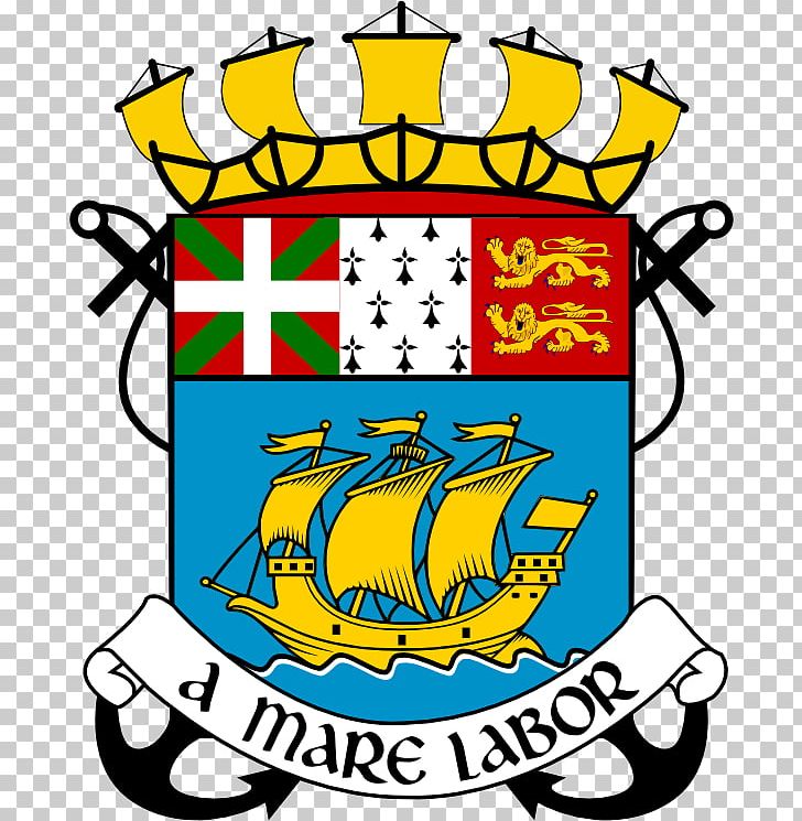 Saint-Pierre Coat Of Arms Of Saint Pierre And Miquelon Newfoundland Flag Of Saint Pierre And Miquelon PNG, Clipart, Area, Arm, Artwork, Basques, Coat Of Arms Free PNG Download