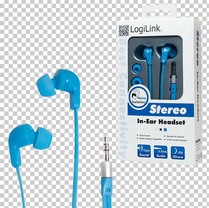Headphones Microphone In-ear Monitor Écouteur Stereophonic Sound PNG, Clipart, Audio Equipment, Black, Blue, Cable, Computer Free PNG Download