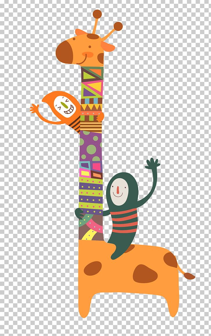 Giraffe Child Cartoon Illustration PNG, Clipart, Animals, Art, Cartoon, Child, Collage Free PNG Download