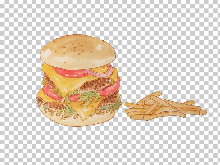 Hamburger Cheeseburger French Fries Breakfast Sandwich Veggie Burger PNG, Clipart, American Food, Banner, Burger, Cartoon, Cheeseburger Free PNG Download