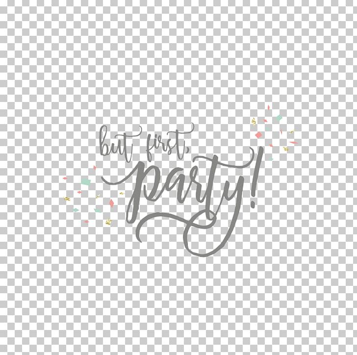 Logo Party Calligraphy Design Illustration PNG, Clipart, Art, Artwork, Bachelorette Party, Balloon, Brand Free PNG Download