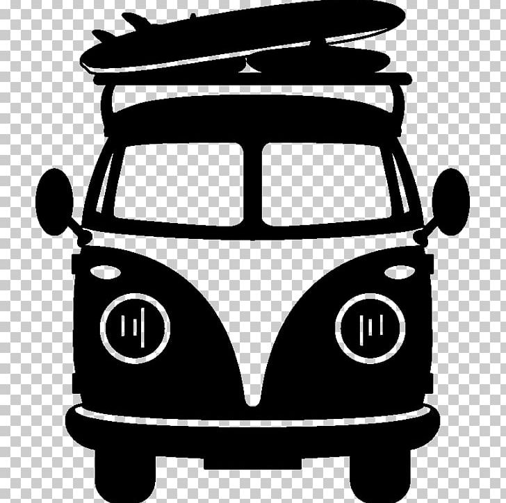 Volkswagen Type 2 Volkswagen Beetle Van Car PNG, Clipart, Black And White, Bumper Sticker, Campervan, Car, Cars Free PNG Download