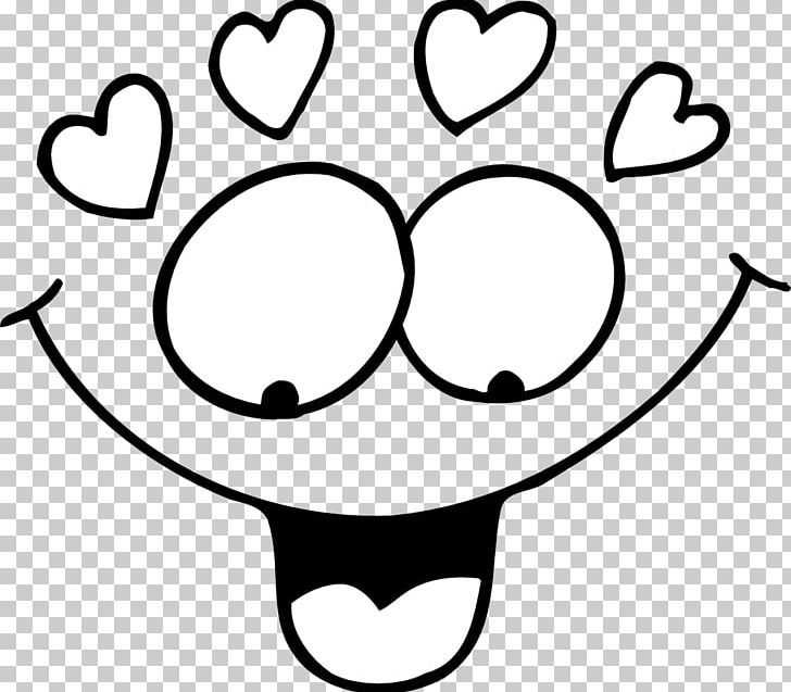 Valentines Day Face Smiley PNG, Clipart, Black, Black And White, Cartoon, Circle, Drawing Free PNG Download