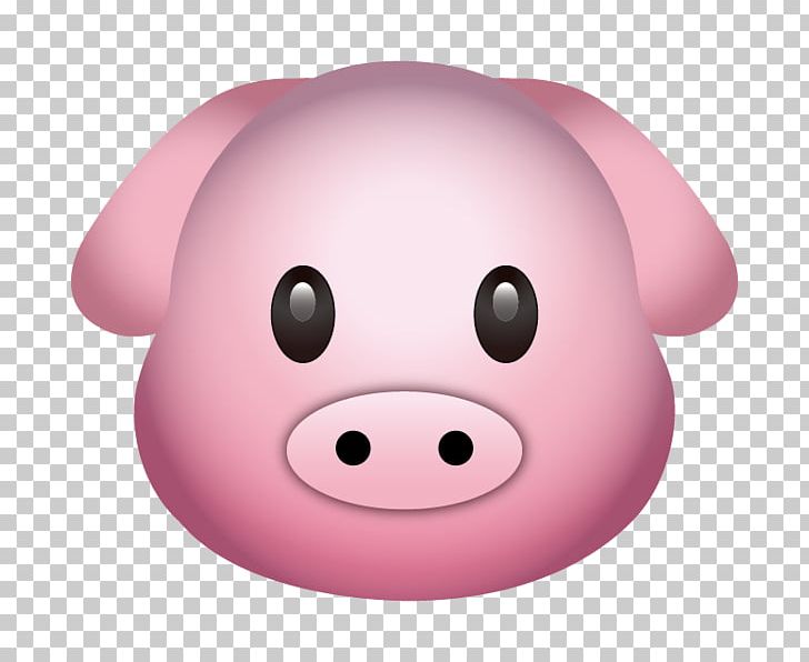 Pig Emoji Emoticon Sticker PNG, Clipart, Animals, Cartoon, Cheek, Computer, Computer Icons Free PNG Download