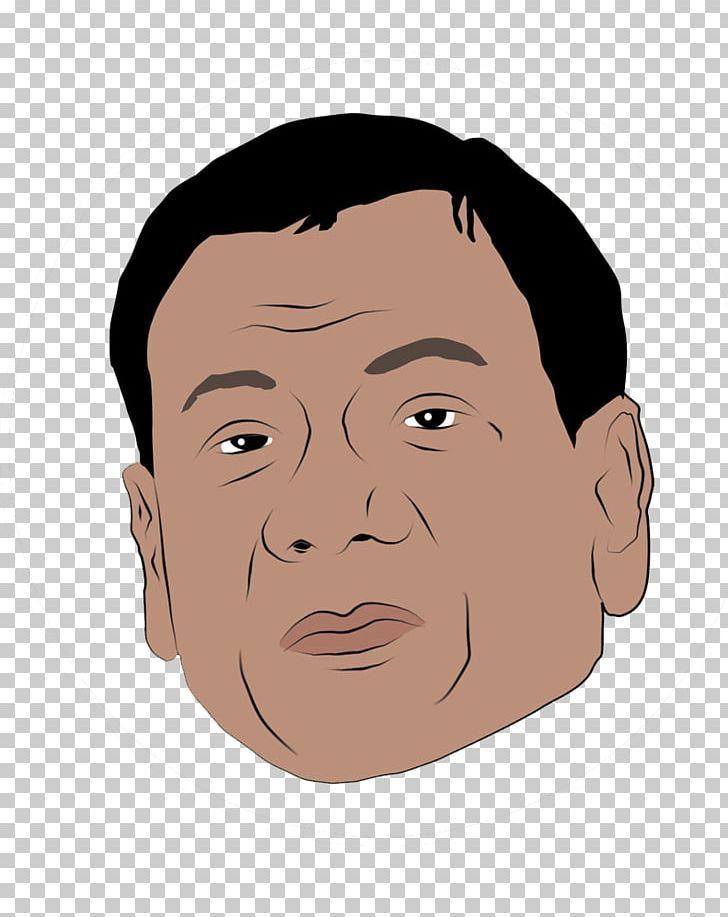 Rodrigo Duterte Cheek Cartoon Philippines Head PNG, Clipart, Caricature, Cartoon, Cheek, Chin, Drawing Free PNG Download