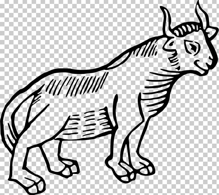 Texas Longhorn Quagga PNG, Clipart, Animal Figure, Animals, Artwork, Black And White, Bovinae Free PNG Download