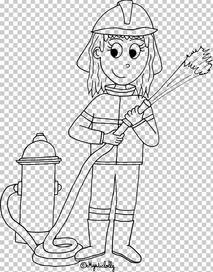 Coloring Book Firefighter Drawing Child Woman PNG, Clipart, Adult, Angle, Area, Arm, Ausmalbild Free PNG Download