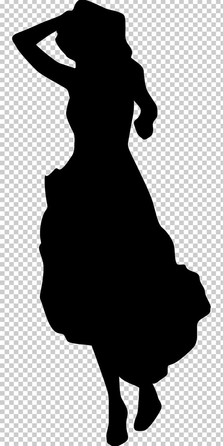 Dress Silhouette Woman PNG, Clipart, Black, Black And White, Clothing, Clothing Sizes, Dress Free PNG Download