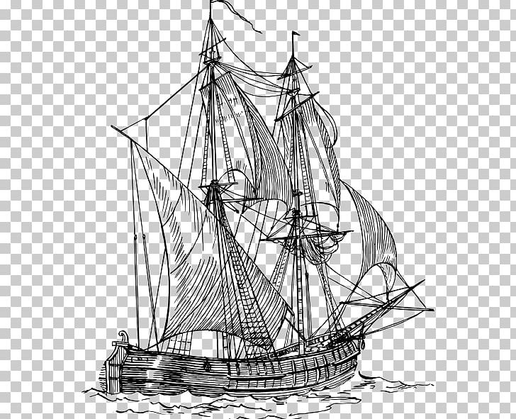 Sailing Ship Piracy PNG, Clipart, Brig, Caravel, Carrack, Dromon, Mast Free PNG Download