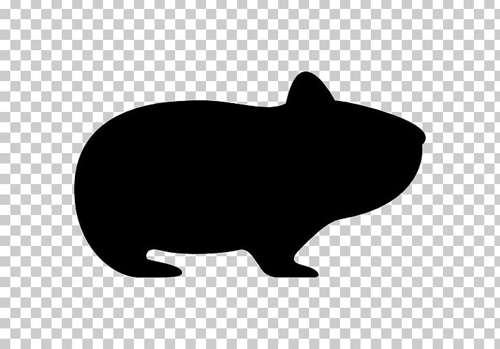 Hamster Rodent Silhouette PNG, Clipart, Animal, Animals, Black, Black And White, Carnivoran Free PNG Download