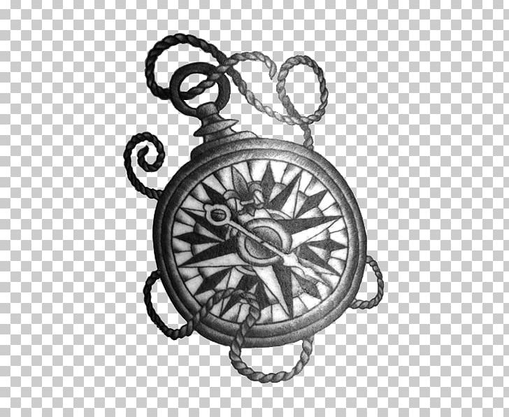 Old School (tattoo) Compass Rose Māori People PNG, Clipart, Black And White, Brasatildeo, Circle, Clock, Compass Free PNG Download