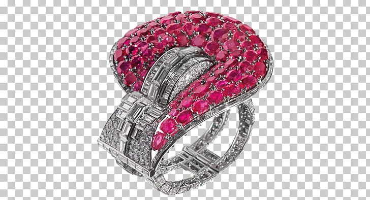 Ruby Ring Jewellery Van Cleef & Arpels Aigrette PNG, Clipart, Body Jewelry, Bracelet, Cabochon, Chaumet, Diamond Free PNG Download