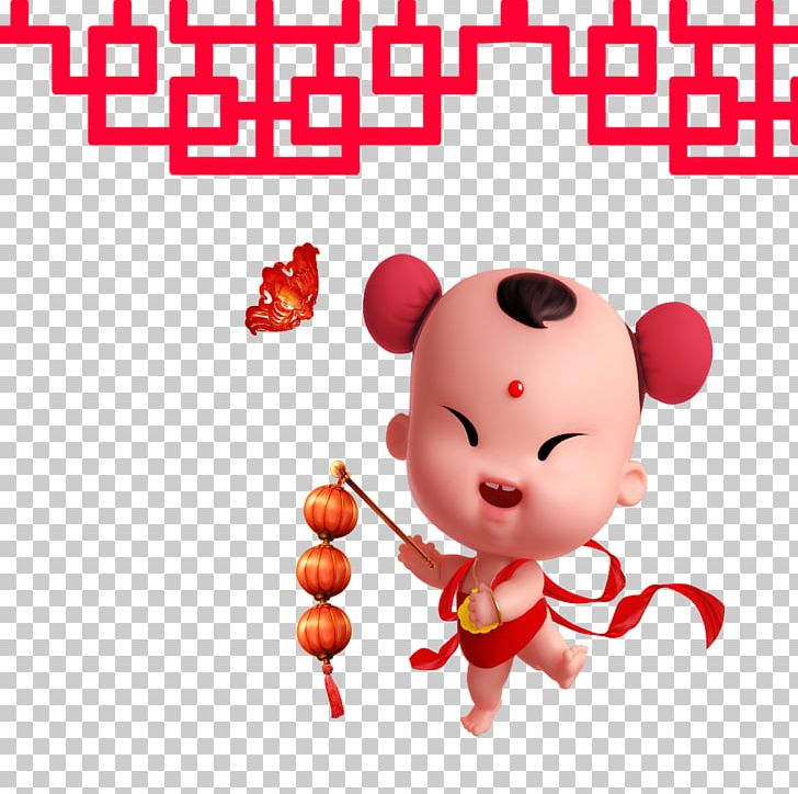 Chinese New Year Firecracker Cartoon PNG, Clipart, Cartoon, Child, Children, Doll, Face Free PNG Download