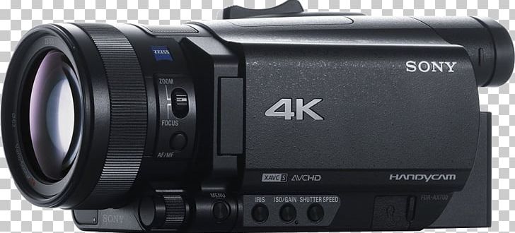 Sony FDR-AX700 4K Camcorder Handycam High-dynamic-range Imaging PNG, Clipart, 4k Resolution, Autofocus, Camcorder, Camera, Camera Free PNG Download