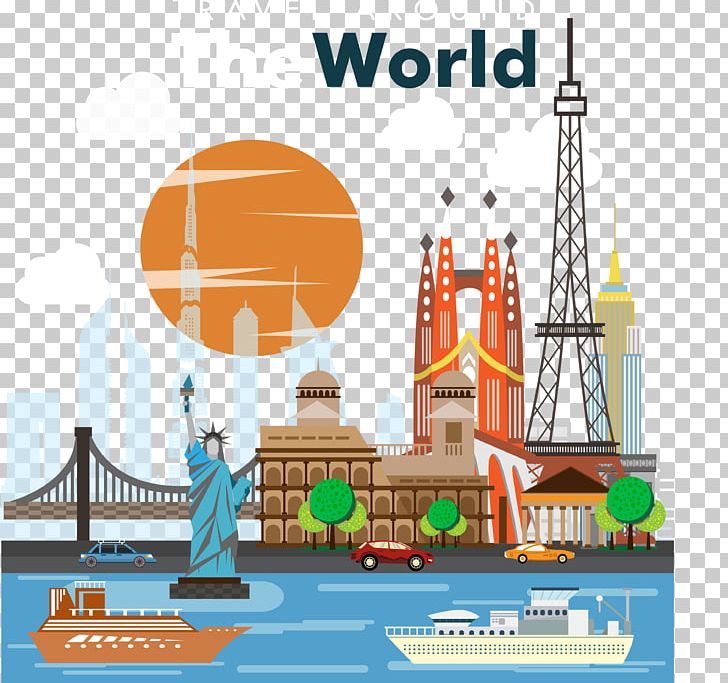 Travel Tourism Computer File PNG, Clipart, Area, Around Vector, Crea, Creative Travel, Encapsulated Postscript Free PNG Download