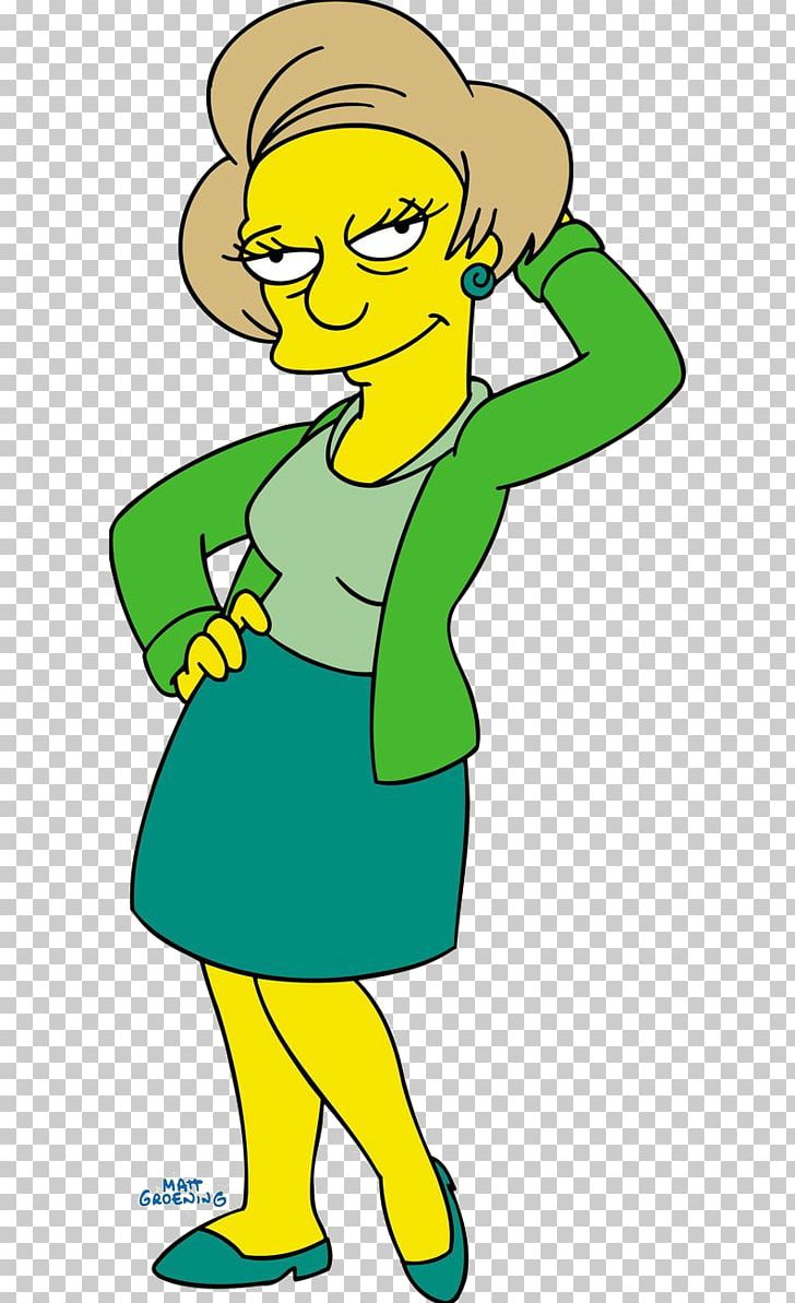 Edna Krabappel Ned Flanders Bart Simpson Homer Simpson Mr. Burns PNG, Clipart, Art, Art, Boy, Cartoon, Child Free PNG Download