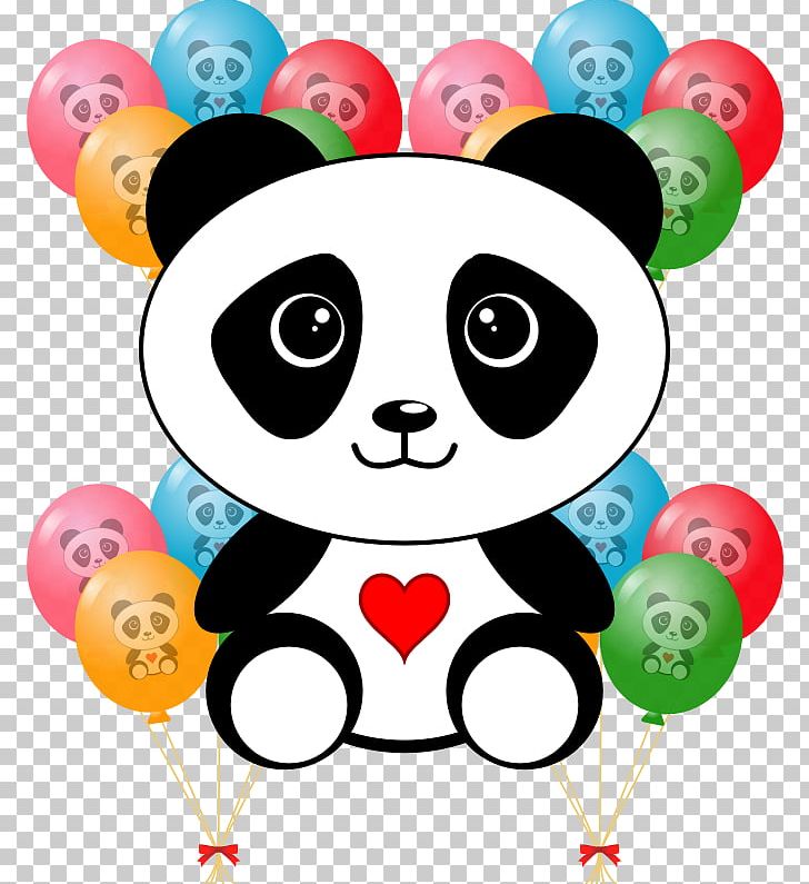 Giant Panda Bear Cuteness PNG, Clipart, Animals, Baby Toys, Balloon, Bear, Cartoon Free PNG Download
