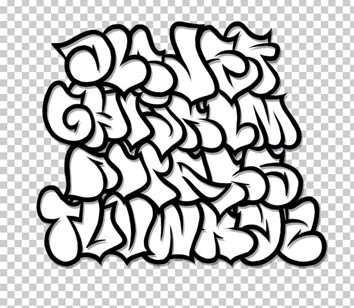 Alphabet Graffiti Lettering PNG, Clipart, Alphabet, Area, Art, Black, Black And White Free PNG Download