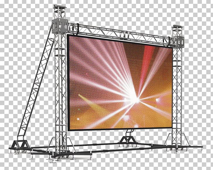 LED Display Truss Light-emitting Diode Video Wall PNG, Clipart, Advertising, Background, Computer Monitors, Digital Media, Display Device Free PNG Download