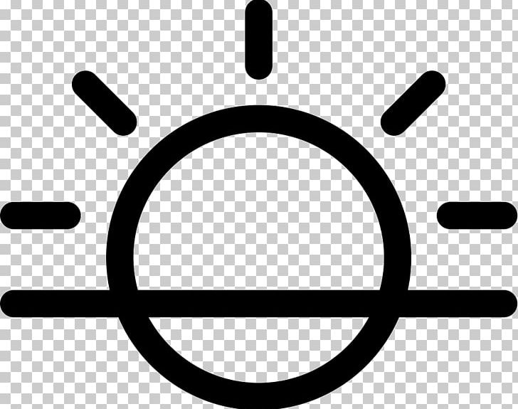 Symbol Sunset Computer Icons PNG, Clipart, Area, Black And White, Brand, Circle, Clip Art Free PNG Download