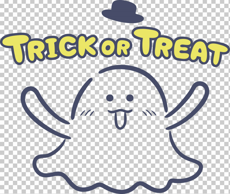 TRICK OR TREAT Happy Halloween PNG, Clipart, Behavior, Biology, Cartoon, Happiness, Happy Halloween Free PNG Download