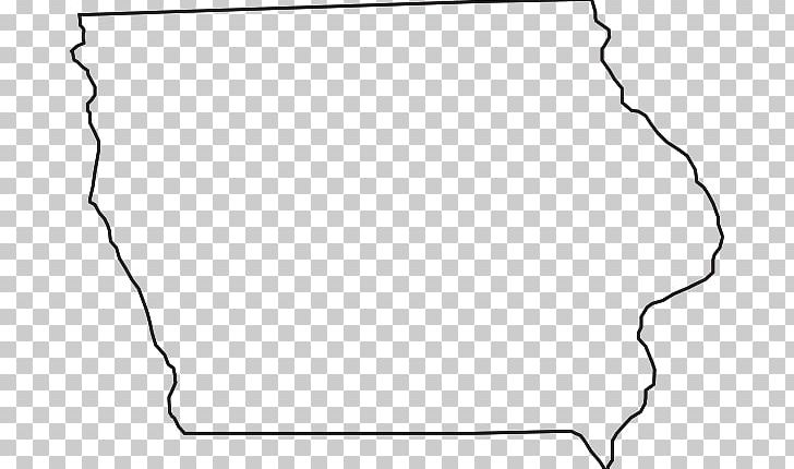 Iowa Blank Map PNG, Clipart, Angle, Area, Black, Black And White, Blank Free PNG Download