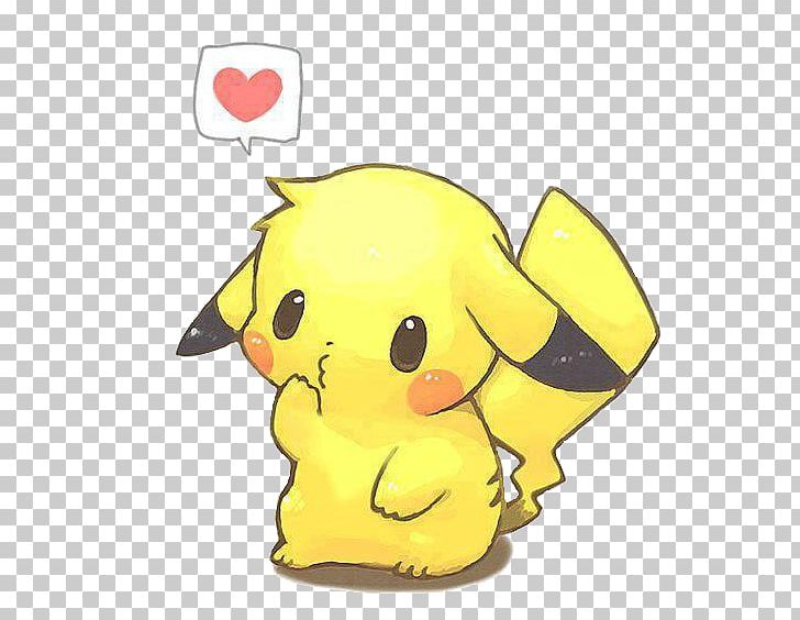 Cute Pikachu Drawing with Pokemon Ball