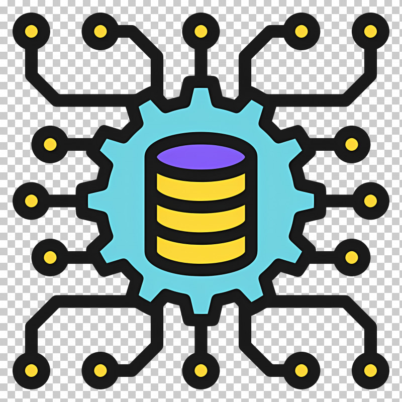 Data Science - Database And Circuit Illustration For Data Technology ...