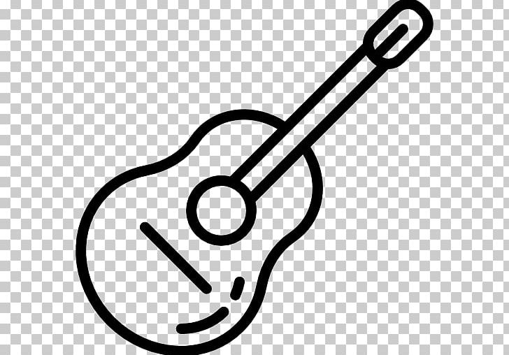 Computer Icons Acoustic Guitar PNG, Clipart, Acoustic Guitar, Artwork, Black And White, Classical Guitar, Computer Icons Free PNG Download